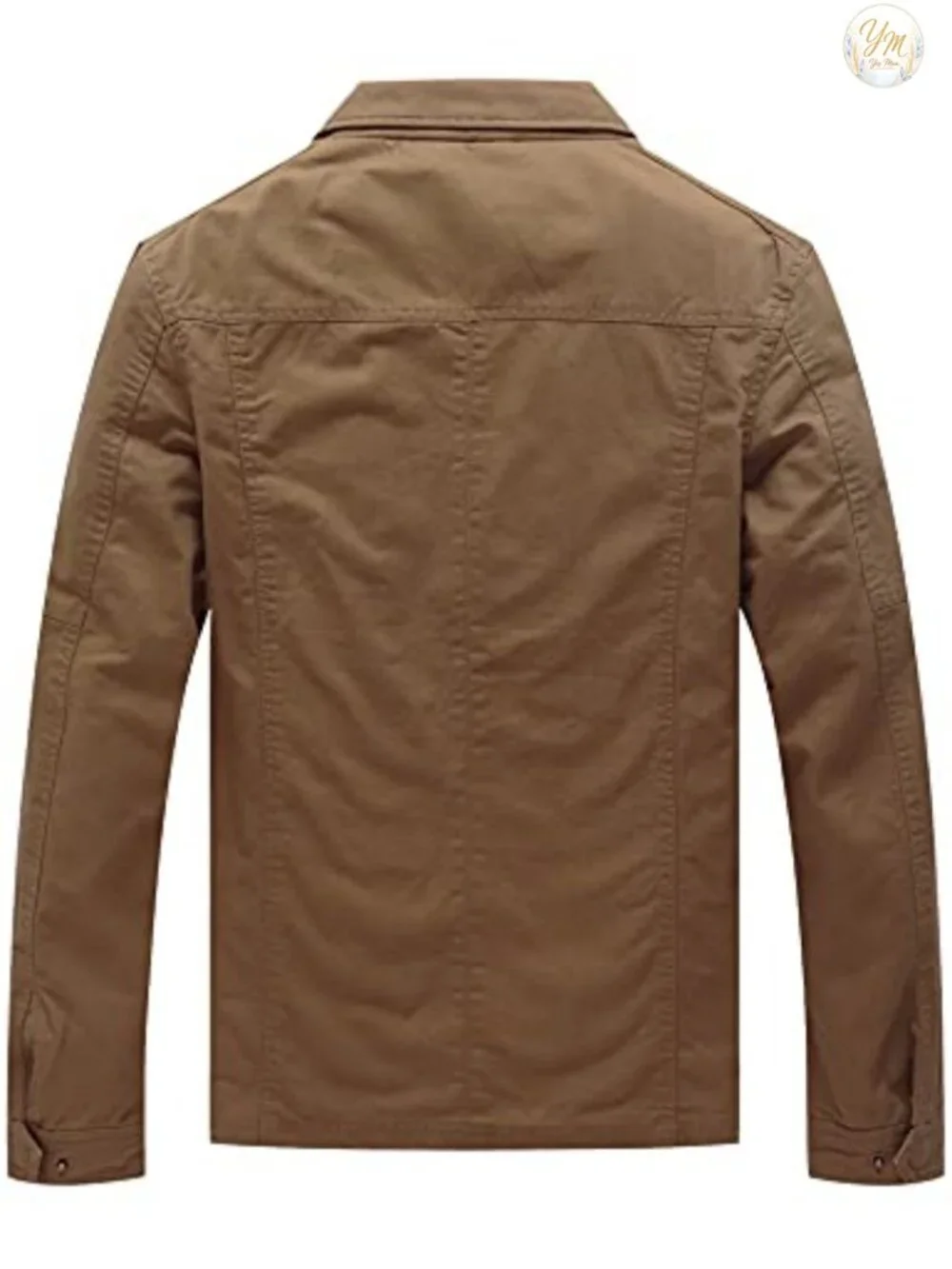 Men's Cotton Military Lapel Jacket Utility Workwear Coat